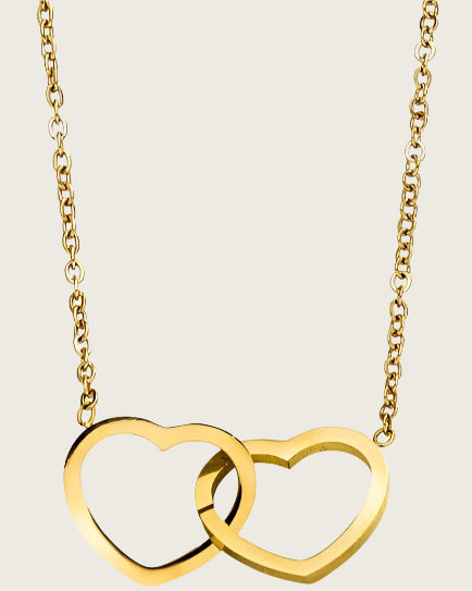 Double Heart Necklace