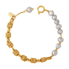 18K Gold-Plated Bracelet for girls women, Water Resistant, Sea Water Resistant, Daily use Kaaf