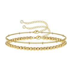 18K gold plated Stainless steel bracelet, Intensity - Kaaf Creations 