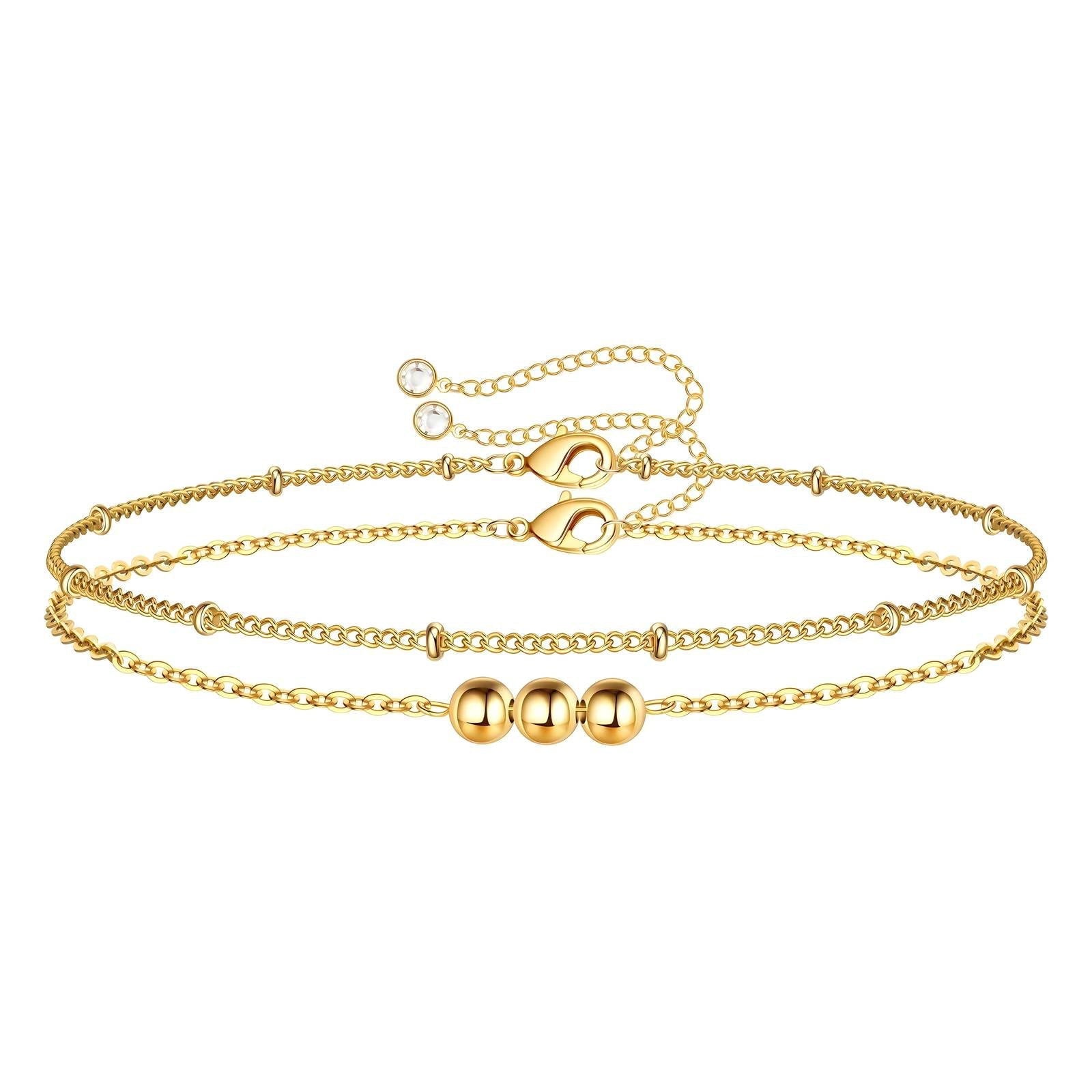 18K gold plated Stainless steel bracelet for Women and Girls, Intensity, Kaaf