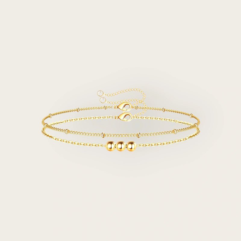 18K gold plated Stainless steel bracelet, Intensity - Kaaf Creations 