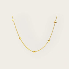 18K gold plated Stainless steel necklace, Intensity - Kaaf Creations 