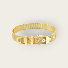 18K gold plated Stainless steel bracelet, Intensity - Kaaf Creations 